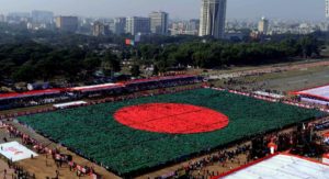national flag of bangladesh record
